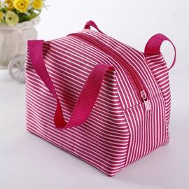 China El rosa amistoso de Eco aisló bolsos más frescos con lavado material de la tela de la lona en agua proveedor