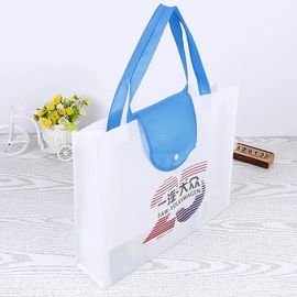 Plegable recicle el bolso de compras plegable/los bolsos de ultramarinos plegables azules